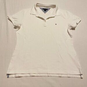 Tommy Hilfiger Polo Shirt Womens Size Large Tshirt